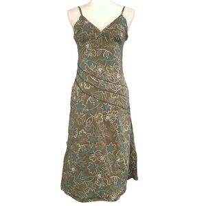 Y2k Billabong Floral Boho print Dress 100% Cotton Size 9